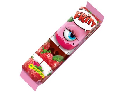 Fritt žuvacie cukríky jahoda + vitamín C 70g