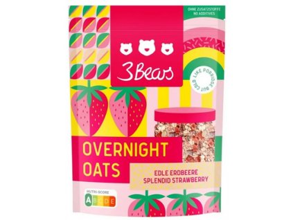 3Bears Overnight oats Jahoda 50g