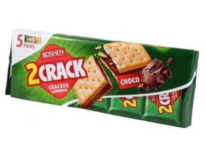 Roshen 2crack čokoládové krekry 235g