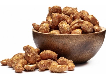 GRIZLY Kešu oriešky v slanom karameli s medom 500 g
