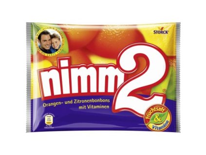 STORCK NIMM2 Tvrdé cukríky Pomaranč-citrón-vitamíny 429 g