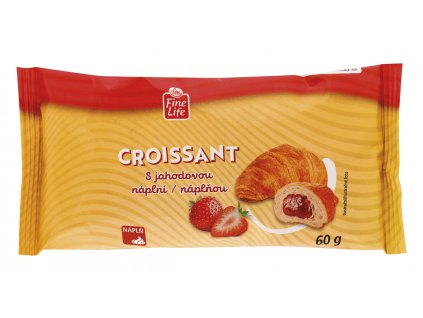 Fine Life Croissant jahoda 60g