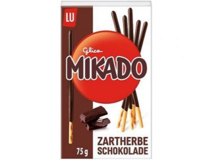 LU Mikado Zartherbe 75g horká čokoláda
