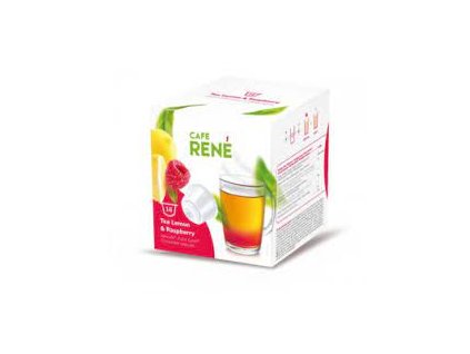 Lemon & Raspberry Tea - Cafe René 16 kapslí