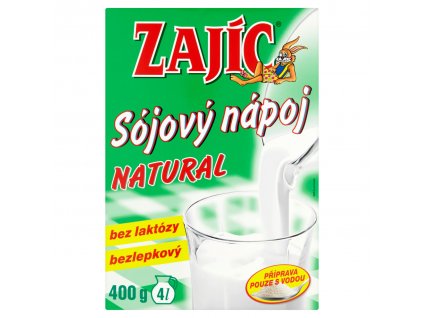 Zajíc Sójový nápoj natural 400g