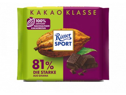 Ritter sport Kakao Klasse 81% 100g