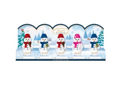 Lindt mini sněhuláci 5x10g