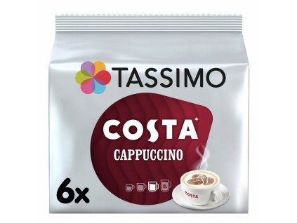 Tassimo Costa Cappuccino Pods 6 + 6 ks