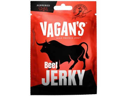 Vagan's Jerky hovězí s pepřem 12g