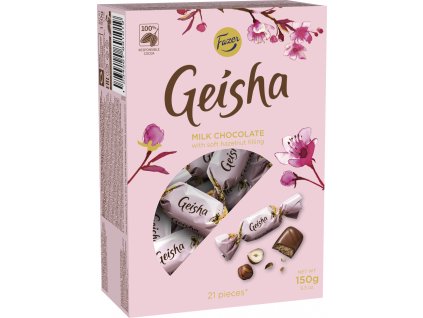 Geisha Pralinky mliečna čokoláda 150 g box