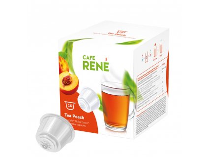 Café René Tea Peach 16 kapslí
