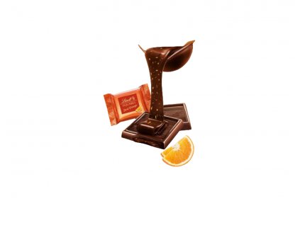 Lindt pralinky Squares Dark Orange 100g