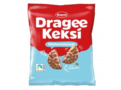 Dragee Keksi mliečna čokoláda 165g