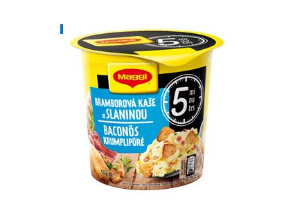 Maggi 5minut cup Zemiaková kaša so slaninou 1x53g