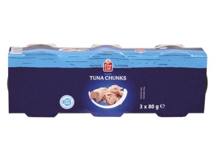 Fine Life Tuniak kúsky vo vlastnej šťave 3x80g