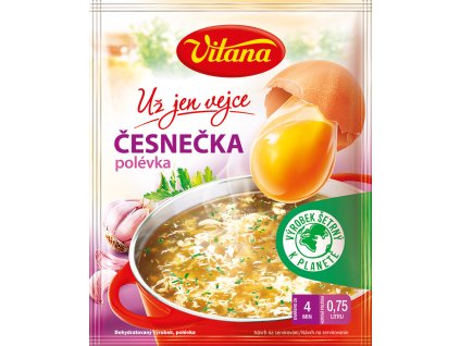 Vitana Už len vajcia Polievka cesnaková 1x22g