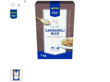 METRO Chef Ryža Carnaroli vákuovaná 1 kg