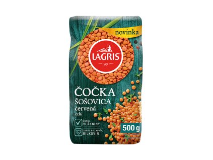 LAGRIS Šošovka červená lúpaná celá 500 g