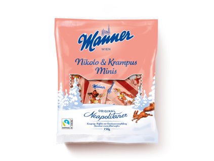 Manner Mikuláš a Čert Neapolitaner minis 150g
