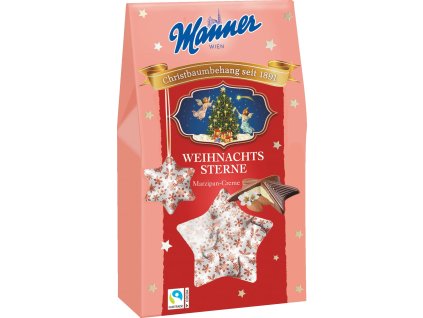 Vianočné hviezdy s marcipánovým krémom 135 g