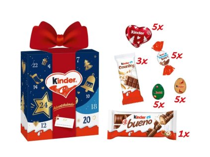 Kinder Mix Darčekový adventný kalendár 214 g