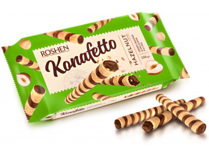Roshen Konafetto trubičky s orieškovou náplňou 140g