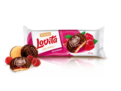 Lovita Čokopiškot malina 135 g