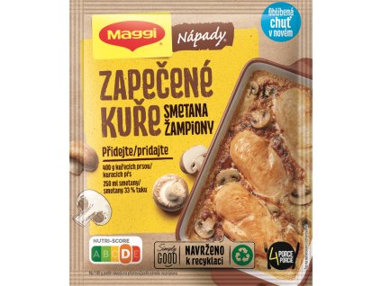 Maggi Nápady Zapečené kura so šampiňónmi a smotanou 30 g