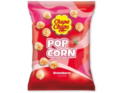 Chupa Chups Popcorn Jahoda 90g