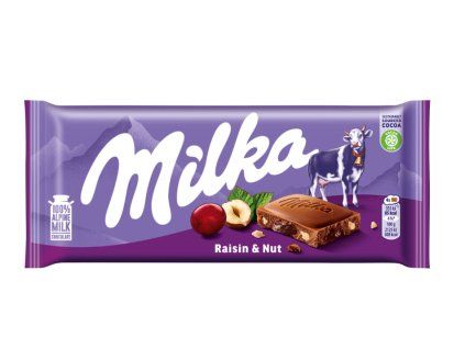 Milka Raisin & Nut 90g