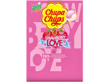 Chupa Chups Strawberry Love 1800g 150ks