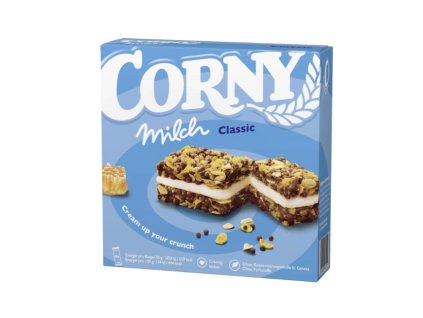 Müsli tyčinka Corny Milk Classic z mliečnej smotany a medu 120g