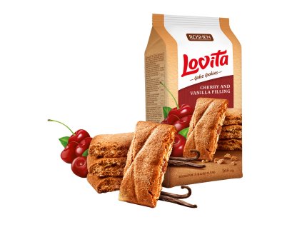 Lovita Cake Cherry Vanilla 168 g