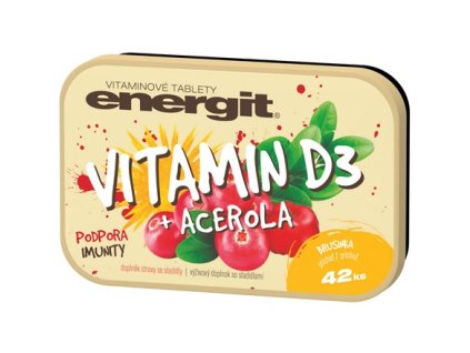 Energit Vitamin D3 + Acerola 42 tablet