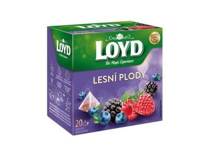 LOYD čaj lesné plody pyramídový 20 x 2 g