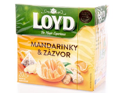 LOYD Čaj mandarínka&zázvor pyramídový 20 x 2 g