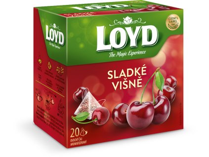 LOYD čaj sweet cherry pyramídový 20 x 2 g