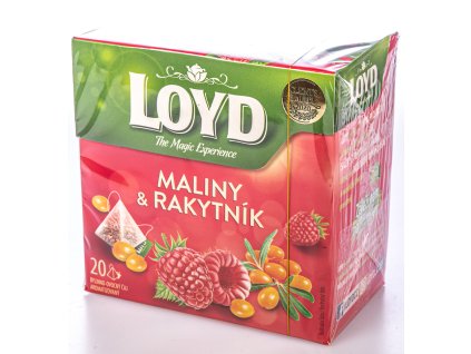 LOYD Čaj maliny a rakytník pyramídový 20 x 2 g