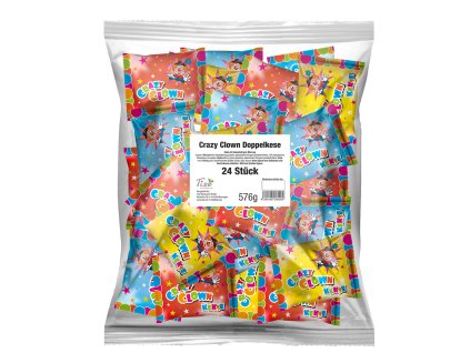 Crazy Clown Doppelkekse Sušienky s kakaovou polevou 24 x 24 g
