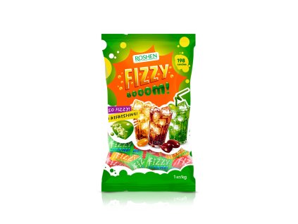 Roshen Fizzy Filling Boom Šumivé cukríky 1 kg