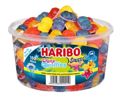 Haribo Crazy Quallies dóza 1065g