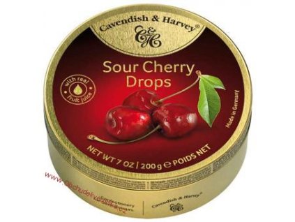 Cavendish & Harvey Sour Cherry Drops 200g