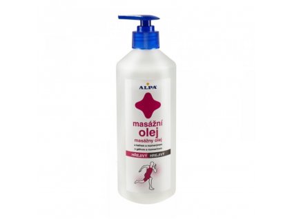 694 1 alpa masazni olej hrejivy 500ml