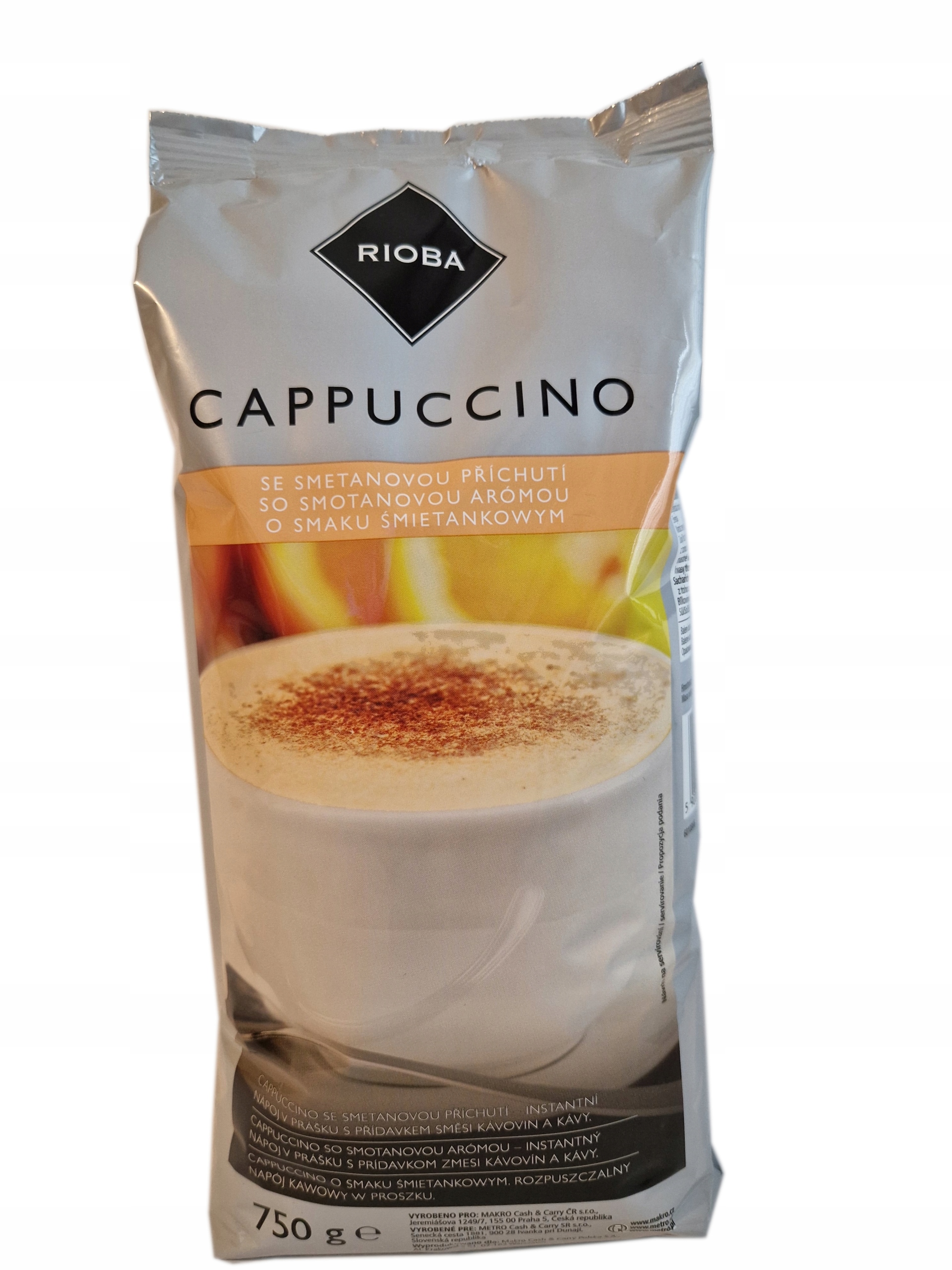 RIOBA Cappuccino smotanové 750g - Všetko Výhodne