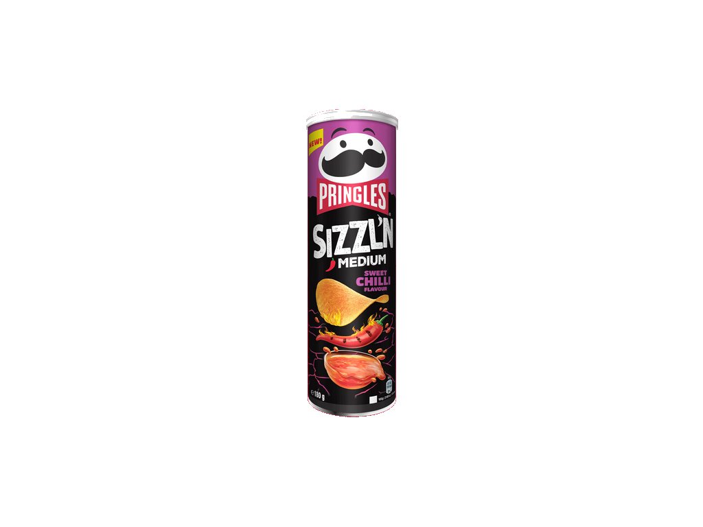 Medium Pringles 180g Výhodně Sizzl\'n Sweet - Chilli Vše