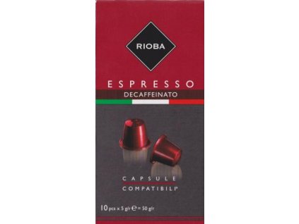 12967 1 rioba espresso decaffeinato 10 1 kapsli