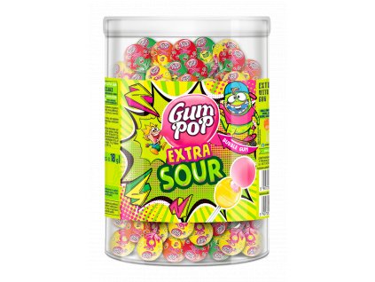 Lízátko Gum Pop extra kyselé 100x18g