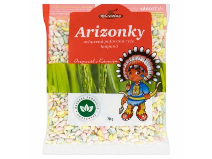 22804 1 kavoviny arizonky ochucena pufovana ryze loupana 70g