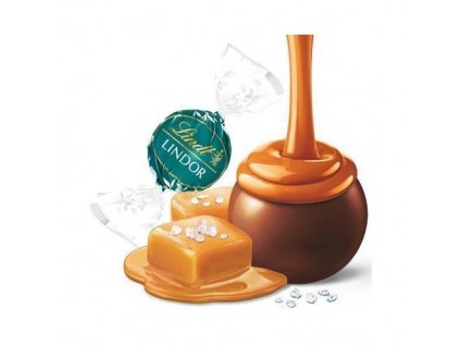 30013 1 lindt lindor pralinky slany karamel vazena 100g