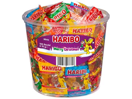 haribo merry christmas minis 100x9 8g no1 1326